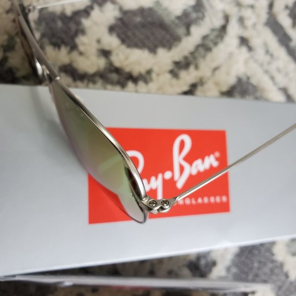 Ray Ban Aviator Sunglasses Copper Flash - Picture 2 of 2